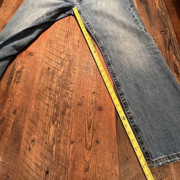 Ariat M4 Low Rise Boot Cut Jeans Size 38x32 (34x3 Work Western Cowboy Rodeo - Picture 12 of 16